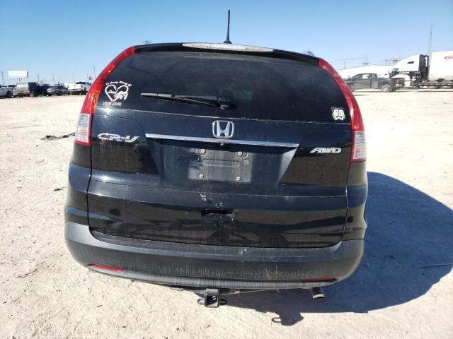 2HKRM4H72EH631492 - 2014 HONDA CR-V EXL BLACK photo 6