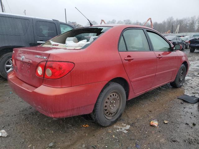 JTDBR32E970137120 - 2007 TOYOTA COROLLA CE RED photo 3