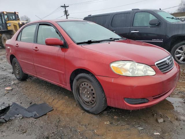 JTDBR32E970137120 - 2007 TOYOTA COROLLA CE RED photo 4