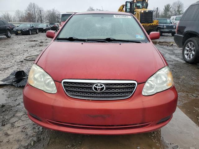 JTDBR32E970137120 - 2007 TOYOTA COROLLA CE RED photo 5