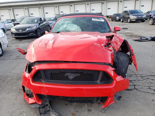 1FATP8FF4G5223096 - 2016 FORD MUSTANG GT RED photo 5