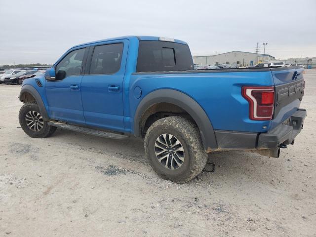 1FTFW1RG9LFA62173 - 2020 FORD F150 RAPTOR BLUE photo 2