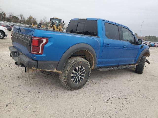 1FTFW1RG9LFA62173 - 2020 FORD F150 RAPTOR BLUE photo 3