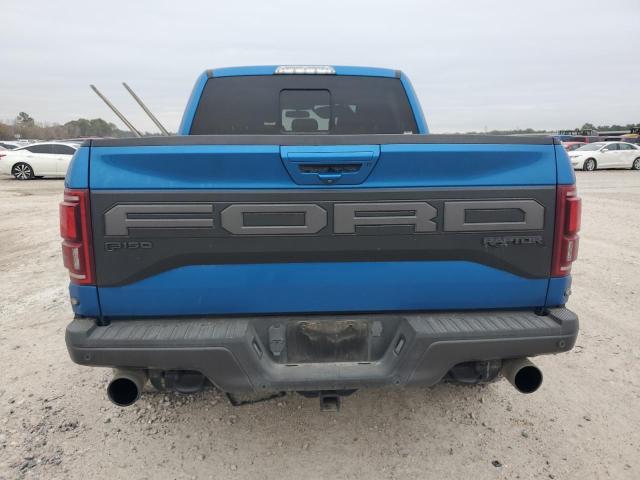 1FTFW1RG9LFA62173 - 2020 FORD F150 RAPTOR BLUE photo 6