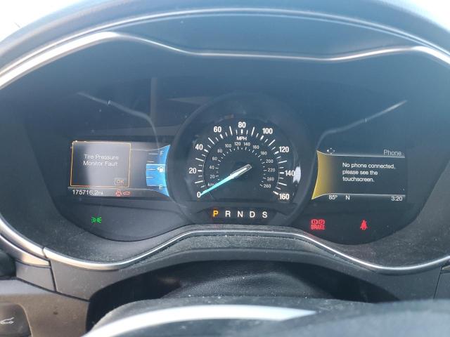 3FA6P0H91HR167221 - 2017 FORD FUSION SE WHITE photo 9