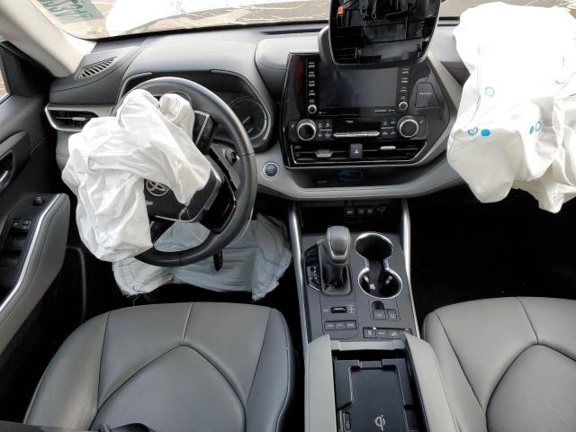 5TDGZRBH1LS052265 - 2020 TOYOTA HIGHLANDER XLE BLUE photo 8