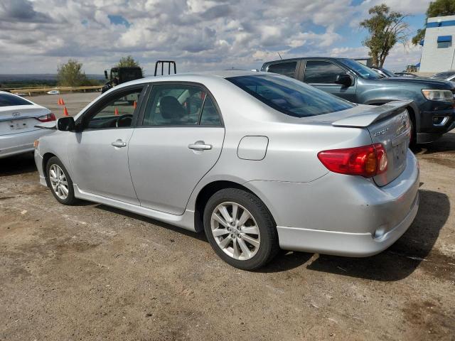 1NXBU40E09Z080076 - 2009 TOYOTA COROLLA BASE Srebrny zdjęcie 2