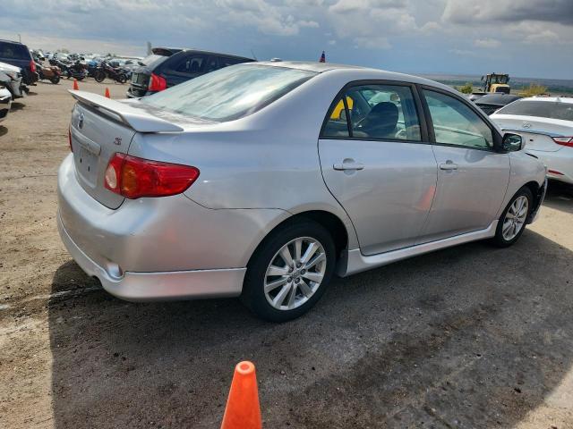 1NXBU40E09Z080076 - 2009 TOYOTA COROLLA BASE Srebrny zdjęcie 3