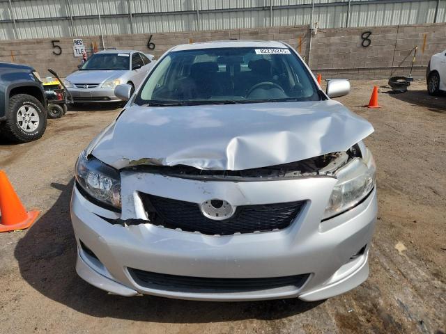 1NXBU40E09Z080076 - 2009 TOYOTA COROLLA BASE Srebrny zdjęcie 5