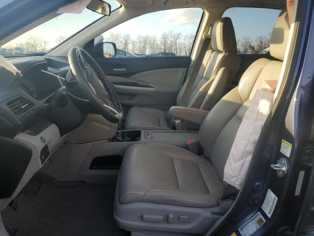 5J6RM4H79EL062761 - 2014 HONDA CR-V EXL GRAY photo 7