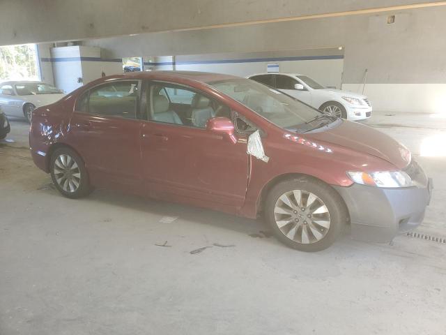 2HGFA16919H517448 - 2009 HONDA CIVIC EXL BURGUNDY photo 4
