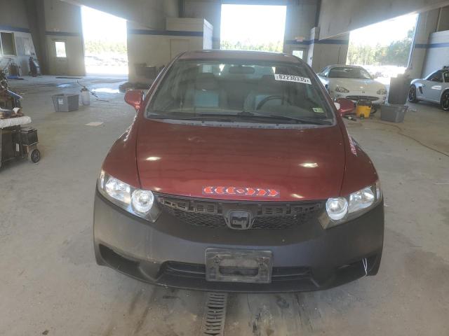 2HGFA16919H517448 - 2009 HONDA CIVIC EXL BURGUNDY photo 5