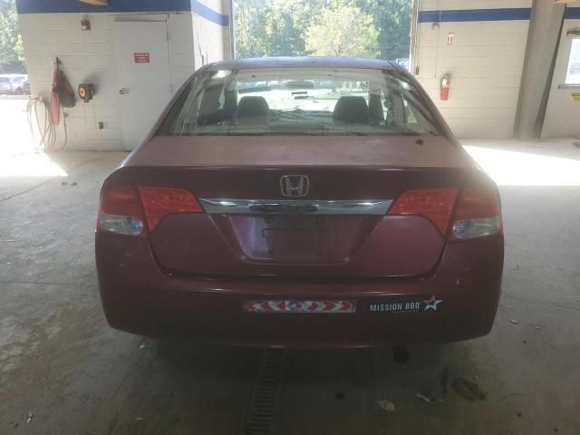 2HGFA16919H517448 - 2009 HONDA CIVIC EXL BURGUNDY photo 6
