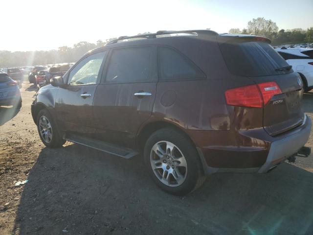 2HNYD28429H518706 - 2009 ACURA MDX TECHNOLOGY მუქწითელი ფოტო 2