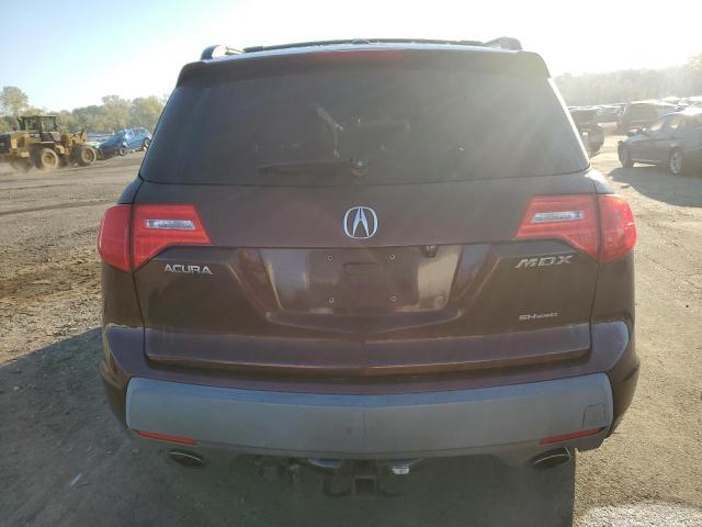 2HNYD28429H518706 - 2009 ACURA MDX TECHNOLOGY მუქწითელი ფოტო 6