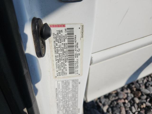 JTDBE32K930158108 - 2003 TOYOTA CAMRY LE Beyaz fotoğraf 12