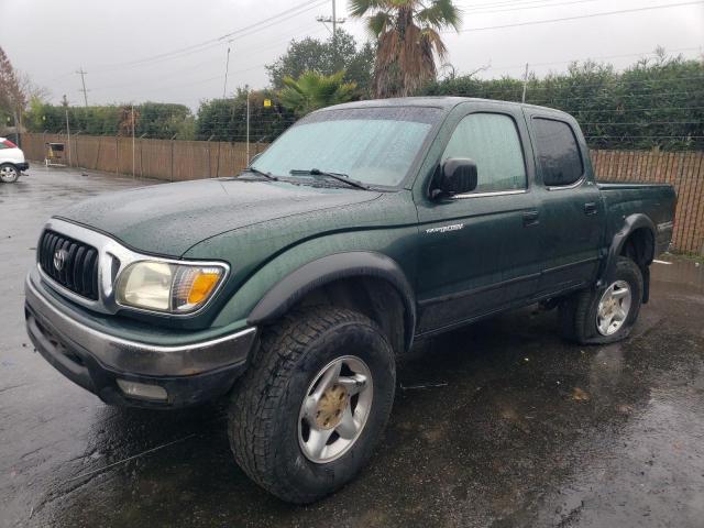 5TEGN92N51Z779278 - 2001 TOYOTA TACOMA DOUBLE CAB PRERUNNER GREEN photo 1