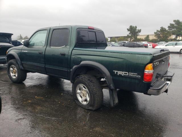 5TEGN92N51Z779278 - 2001 TOYOTA TACOMA DOUBLE CAB PRERUNNER GREEN photo 2