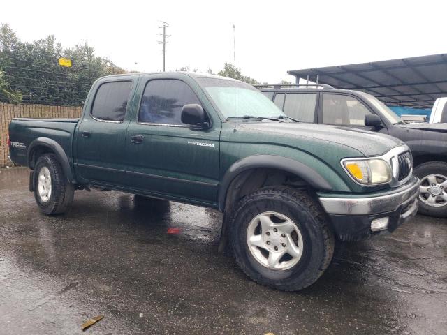 5TEGN92N51Z779278 - 2001 TOYOTA TACOMA DOUBLE CAB PRERUNNER GREEN photo 4