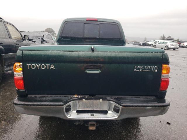 5TEGN92N51Z779278 - 2001 TOYOTA TACOMA DOUBLE CAB PRERUNNER GREEN photo 6