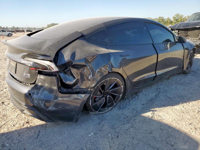 5YJ3E1ET1RF843954 - 2024 TESLA MODEL 3 Серый фото 3