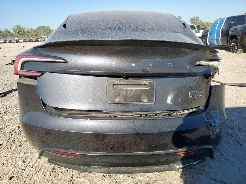 5YJ3E1ET1RF843954 - 2024 TESLA MODEL 3 Серый фото 6