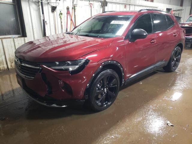 LRBFZPR42ND033076 - 2022 BUICK ENVISION ESSENCE RED photo 1