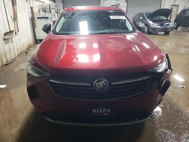 LRBFZPR42ND033076 - 2022 BUICK ENVISION ESSENCE RED photo 5