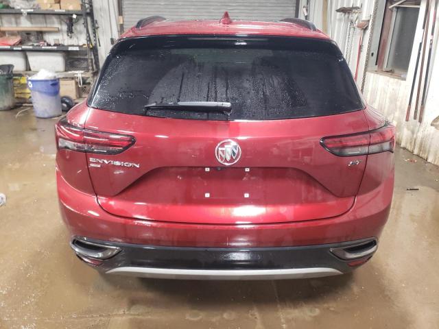 LRBFZPR42ND033076 - 2022 BUICK ENVISION ESSENCE RED photo 6