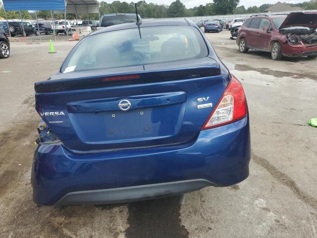 3N1CN7AP9KL808651 - 2019 NISSAN VERSA S BLUE photo 6