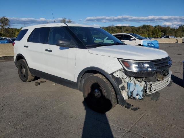 1FM5K8AR1GGB74152 - 2016 FORD EXPLORER POLICE INTERCEPTOR Blanco foto 4