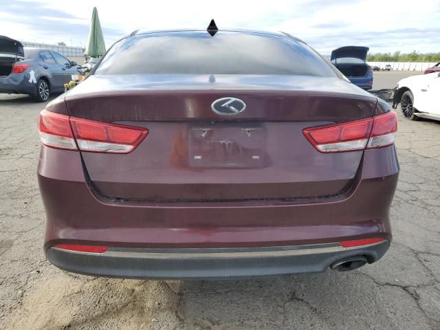 5XXGT4L30GG070173 - 2016 KIA OPTIMA LX BURGUNDY photo 6