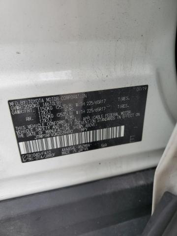 JTMP1RFV0KD039492 - 2019 TOYOTA RAV4 XLE 白色 照片 12