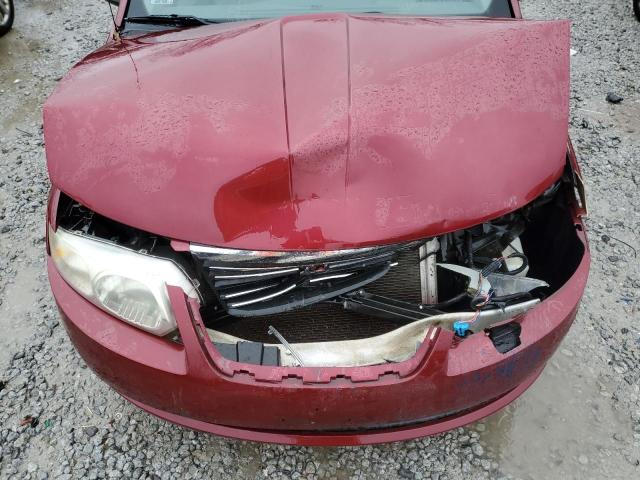 1G8AJ55F16Z101459 - 2006 SATURN ION LEVEL 2 წითელი ფოტო 11