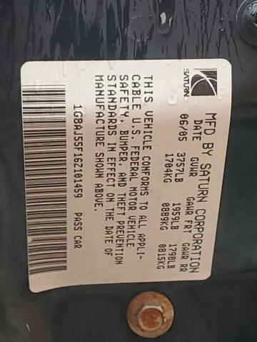 1G8AJ55F16Z101459 - 2006 SATURN ION LEVEL 2 წითელი ფოტო 12