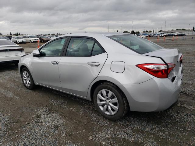 5YFBURHE2GP387801 - 2016 TOYOTA COROLLA L GRAY photo 2