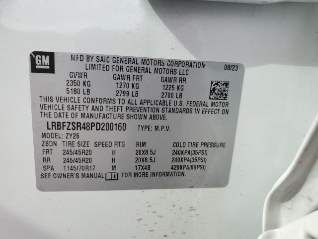 LRBFZSR48PD200160 - 2023 BUICK ENVISION AVENIR Beyaz fotoğraf 13