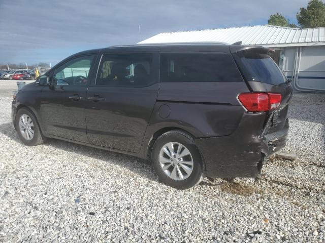 KNDMB5C18G6121377 - 2016 KIA SEDONA LX BLACK photo 2