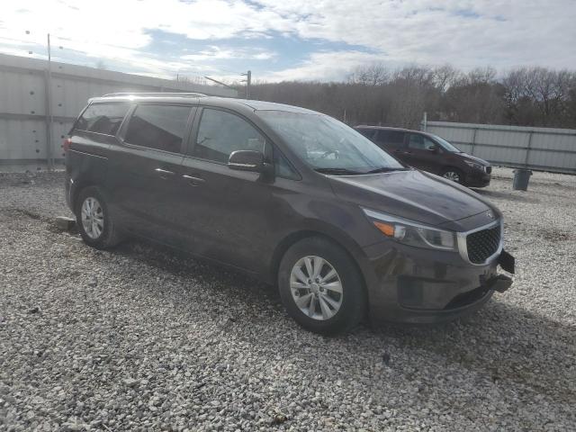 KNDMB5C18G6121377 - 2016 KIA SEDONA LX BLACK photo 4