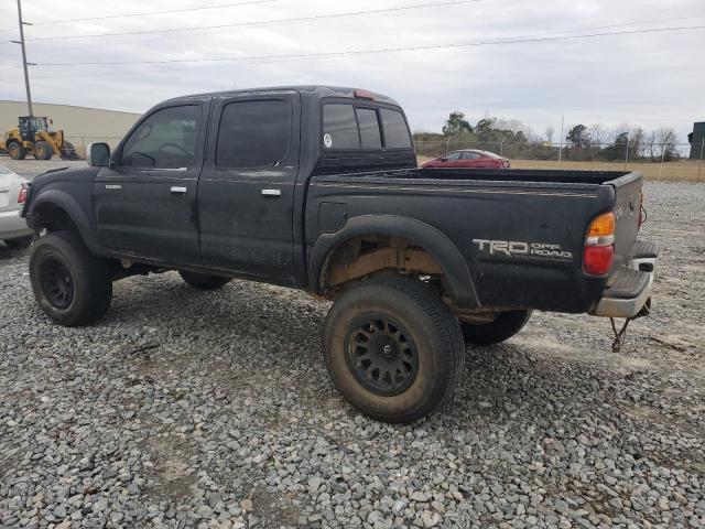 5TEHN72N13Z213775 - 2003 TOYOTA TACOMA DOUBLE CAB BLACK photo 2