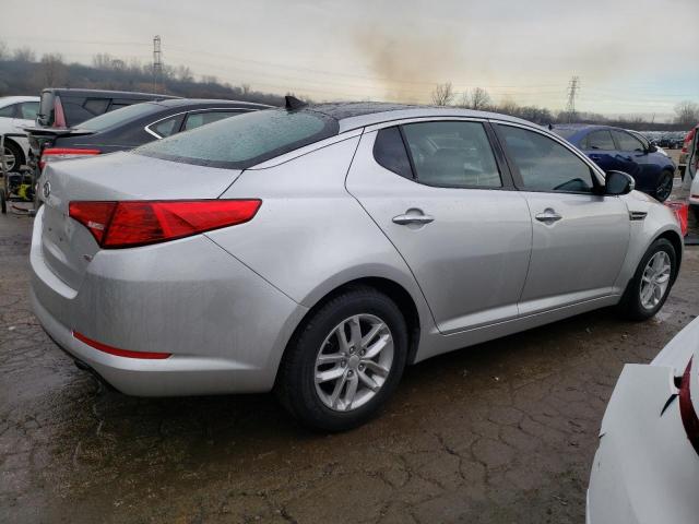 KNAGM4A79C5295951 - 2012 KIA OPTIMA LX SILVER photo 3