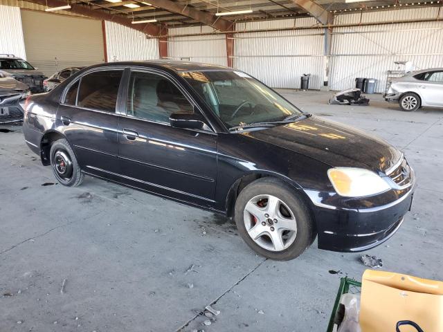 2HGES26722H510544 - 2002 HONDA CIVIC EX BLACK photo 4