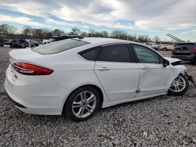 3FA6P0LU8JR162244 - 2018 FORD FUSION SE HYBRID WHITE photo 3