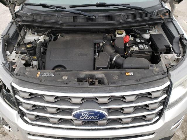 1FM5K8B88GGC51718 - 2016 FORD EXPLORER SILVER photo 12