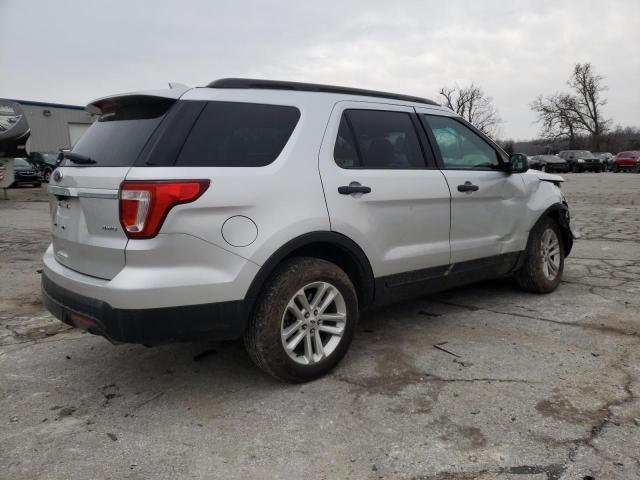 1FM5K8B88GGC51718 - 2016 FORD EXPLORER SILVER photo 3