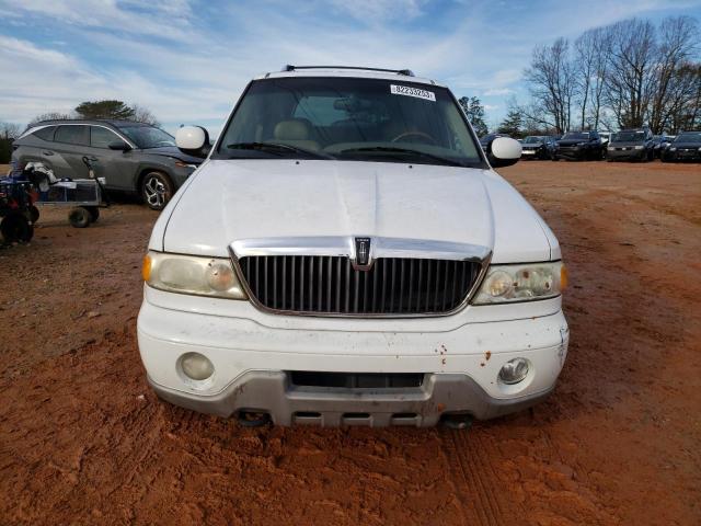 5LMFU28R92LJ06261 - 2002 LINCOLN NAVIGATOR WHITE photo 5