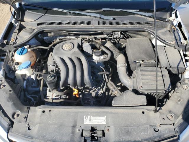 3VW2K7AJ8BM016401 - 2011 VOLKSWAGEN JETTA BASE SILVER photo 11