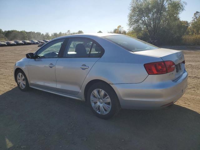 3VW2K7AJ8BM016401 - 2011 VOLKSWAGEN JETTA BASE SILVER photo 2