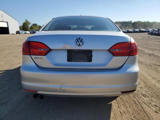 3VW2K7AJ8BM016401 - 2011 VOLKSWAGEN JETTA BASE SILVER photo 6