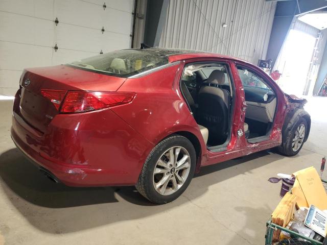 KNAGN4A74B5116131 - 2011 KIA OPTIMA EX RED photo 3